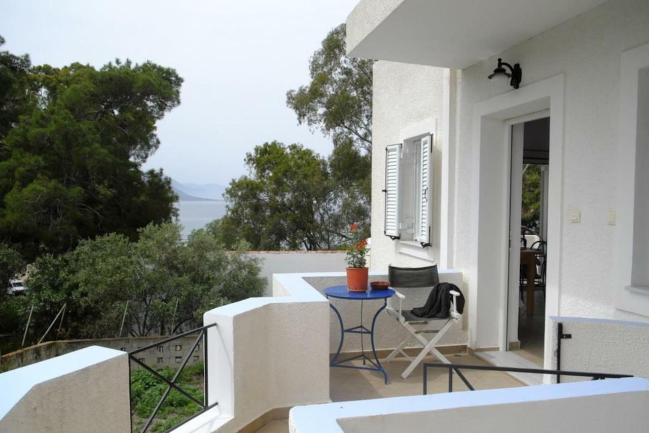 Apartment With Sea View And Balcony 60M From Beach Aegina Exterior photo